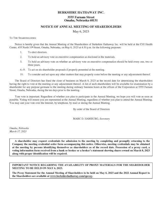 Proxy Statement
