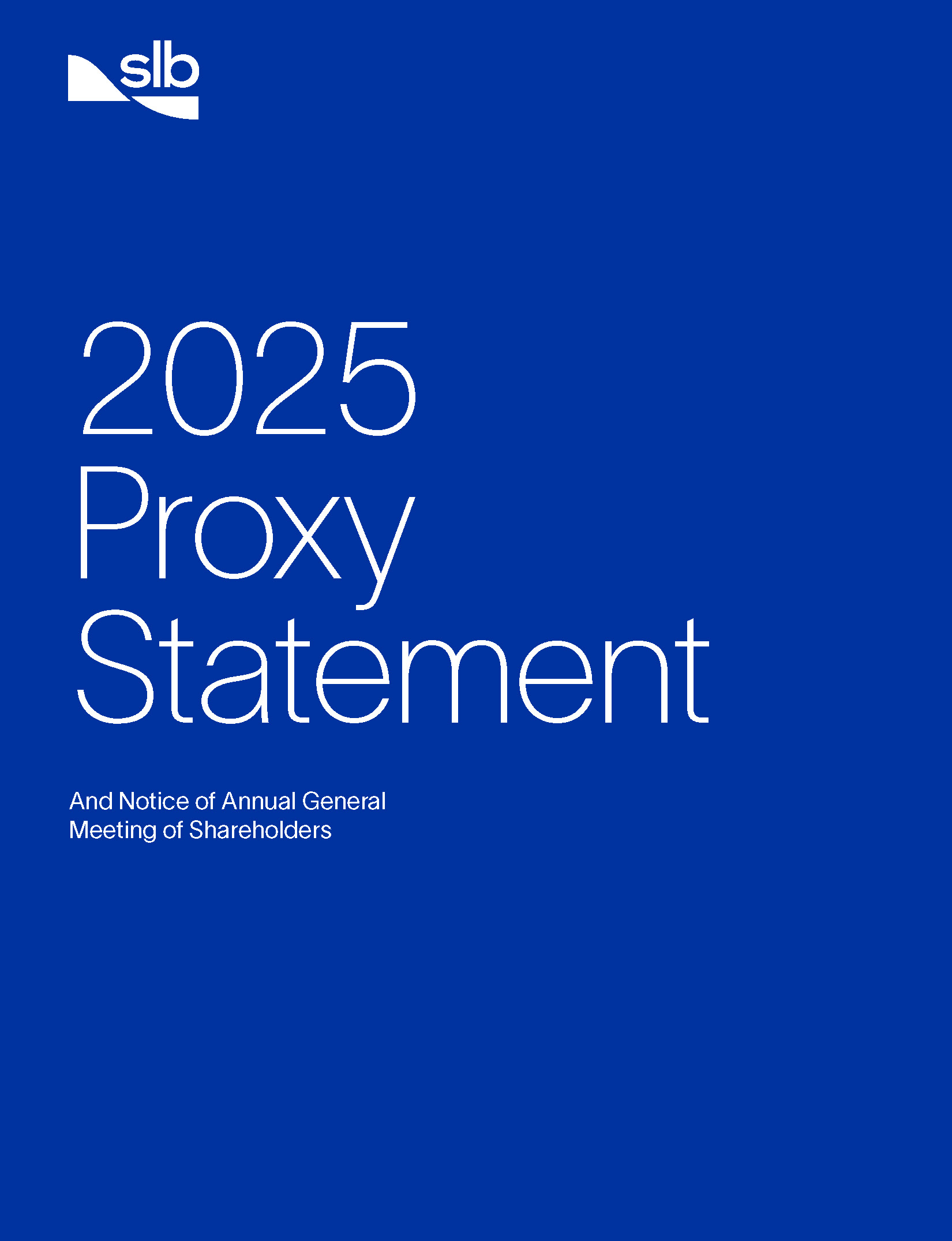 Proxy Statement Cover