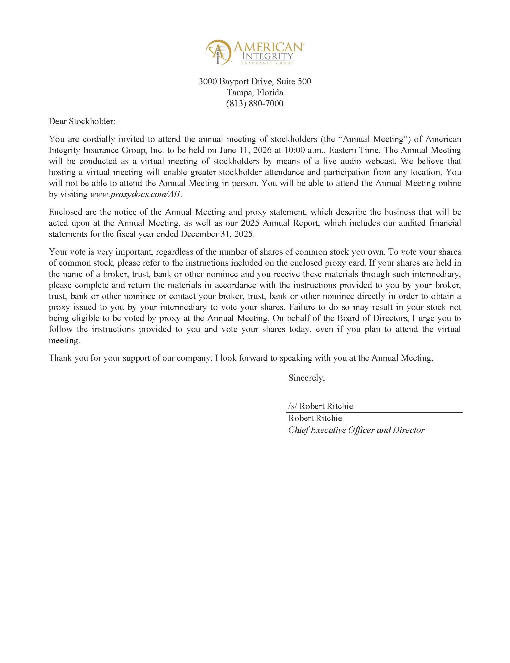 Proxy Statement